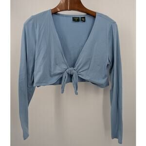 Mountain Lake Blue Crop Top